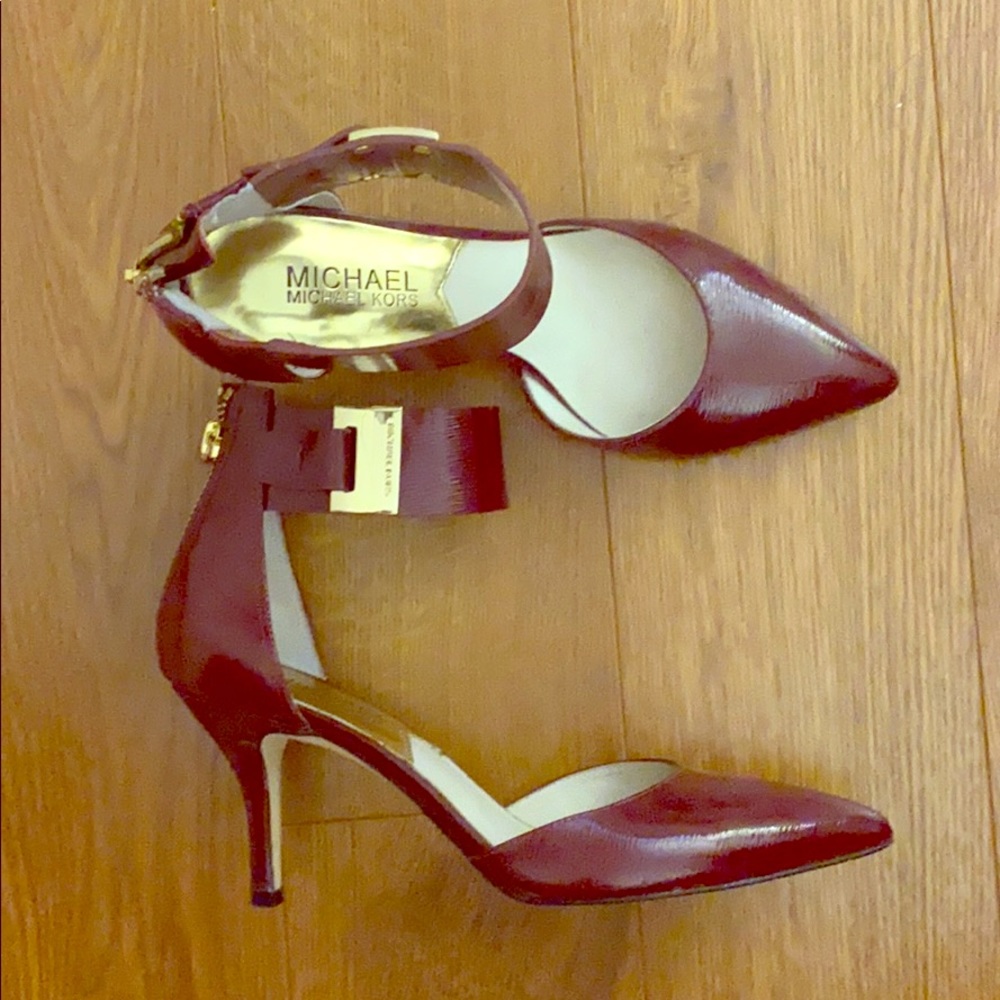 Michael Kors Burgundy Heels